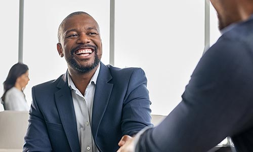 Criminal Justice administrator smiling