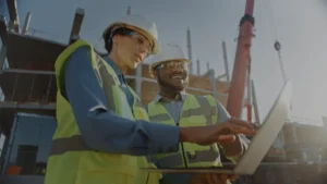 decorative image of two civil engineers