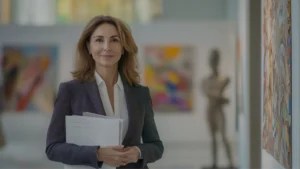 Museum management checking inventory